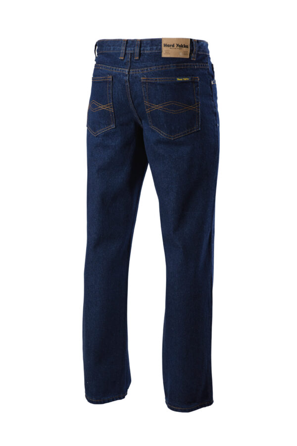 Foundations 14 1/2 oz enzyme washed rigid denim jeans