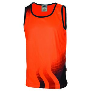 WAVE HIVIS SUBLIMATED SINGLET