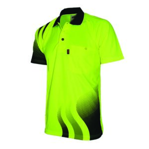 WAVE HIVIS SUBLIMATED POLO