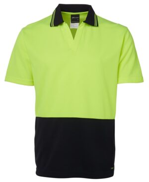 JB's Hi VisS/S Non Button Polo